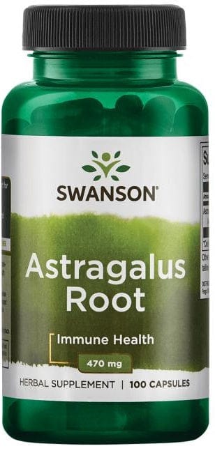 Swanson Health and Wellbeing Astragalus Root, 470mg - 100 caps