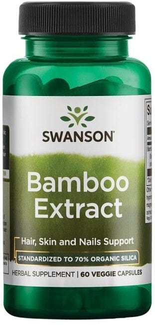 Swanson Health and Wellbeing Bamboo Extract - 60 vcaps