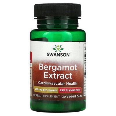 Swanson Health and Wellbeing Bergamot Extract, 500mg - 30 vcaps