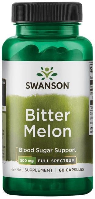 Swanson Health and Wellbeing Bitter Melon, 500mg - 60 caps