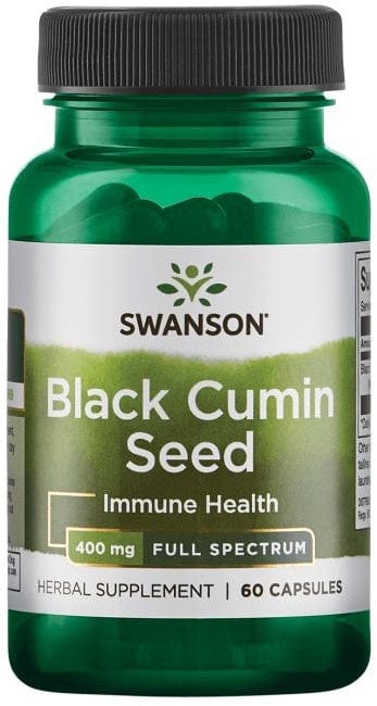 Swanson Health and Wellbeing Black Cumin Seed, 400mg - 60 caps