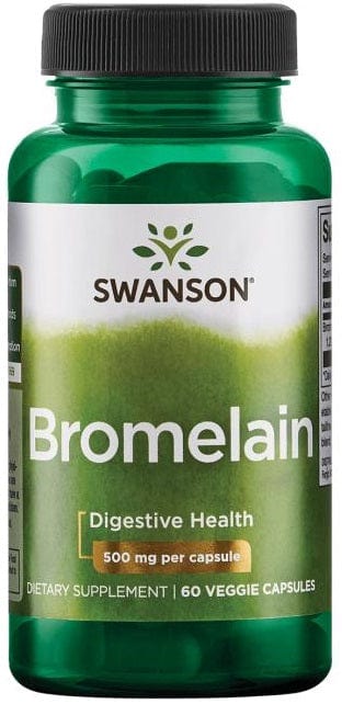 Swanson Health and Wellbeing Bromelain, 500mg - 60 vcaps