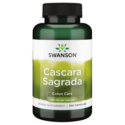 Swanson Health and Wellbeing Cascara Sagrada, 450mg - 100 caps