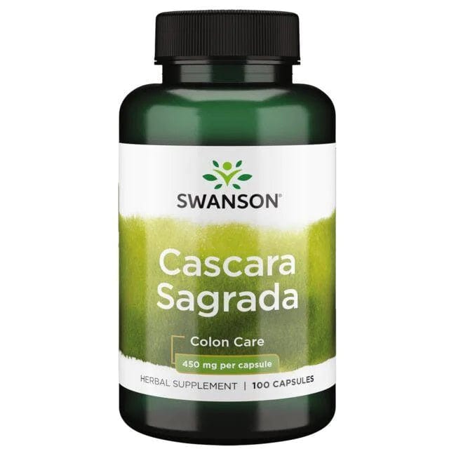 Swanson Health and Wellbeing Cascara Sagrada, 450mg - 100 caps