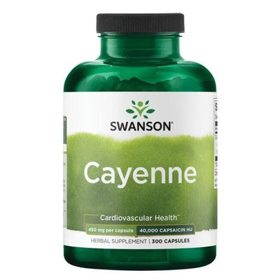 Swanson Health and Wellbeing Cayenne, 450mg - 300 caps