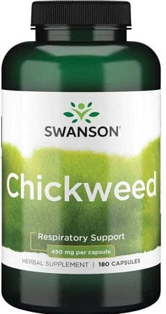 Swanson Health and Wellbeing Chickweed, 450mg - 180 caps