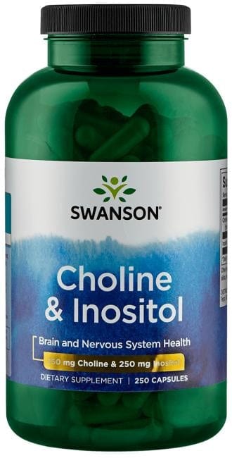 Swanson Health and Wellbeing Choline & Inositol - 250 caps