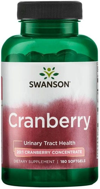 Swanson Health and Wellbeing Cranberry - 180 softgels