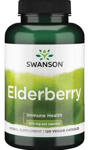 Swanson Health and Wellbeing Elderberry - 120 vcaps