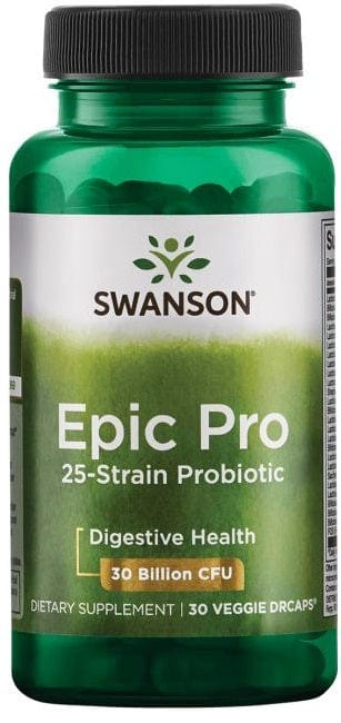 Swanson Health and Wellbeing Epic Pro 25-Strain Probiotic - 30 vcaps