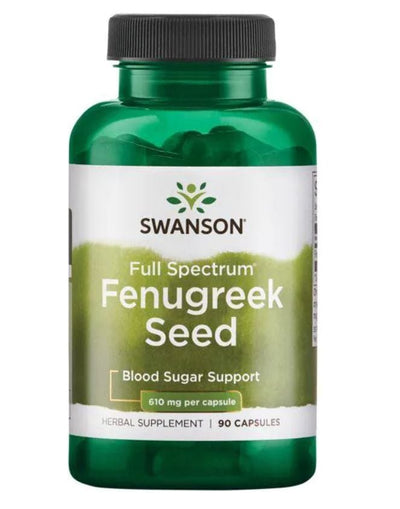 Swanson Health and Wellbeing Fenugreek Seed, 610mg - 90 caps
