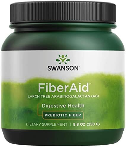 Swanson Health and Wellbeing FiberAid Larch Tree Arabinogalactan (AG) - 250 grams