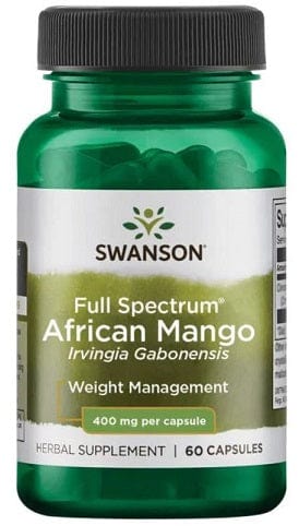 Swanson Health and Wellbeing Full Spectrum African Mango (Irvingia Gabonensis), 400mg - 60 caps