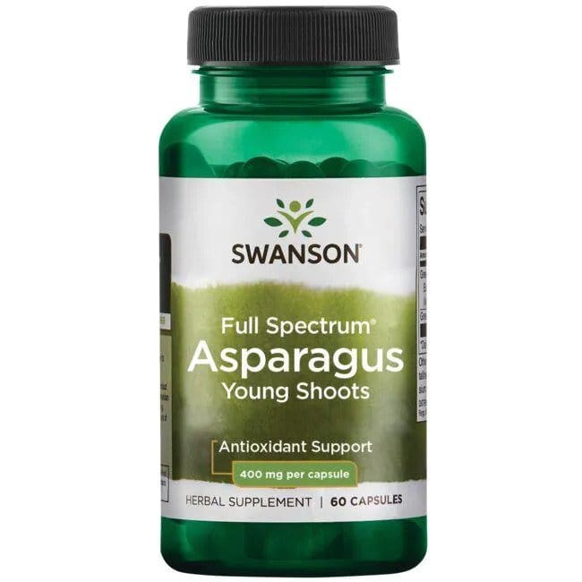 Swanson Health and Wellbeing Full Spectrum Asparagus Young Shoots, 400mg - 60 caps