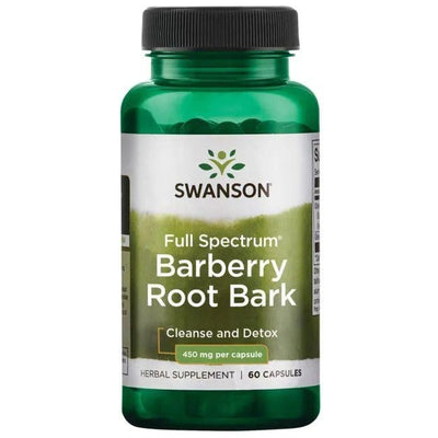 Swanson Health and Wellbeing Full Spectrum Barberry Root Bark, 450mg - 60 caps