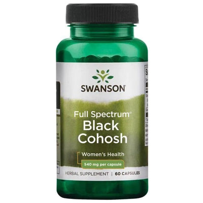 Swanson Health and Wellbeing Full Spectrum Black Cohosh, 540mg - 60 caps