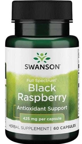 Swanson Health and Wellbeing Full Spectrum Black Raspberry, 425mg - 60 caps
