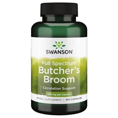 Swanson Health and Wellbeing Full Spectrum Butcher's Broom, 470mg - 100 caps