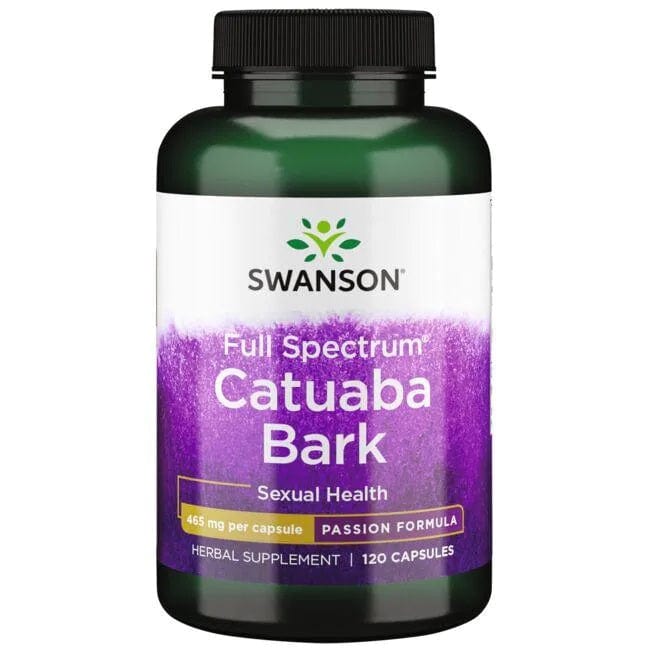 Swanson Health and Wellbeing Full Spectrum Catuaba Bark, 465mg - 120 caps