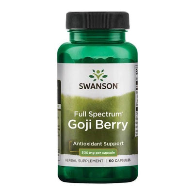 Swanson Health and Wellbeing Full Spectrum Goji Berry, 500mg - 60 caps