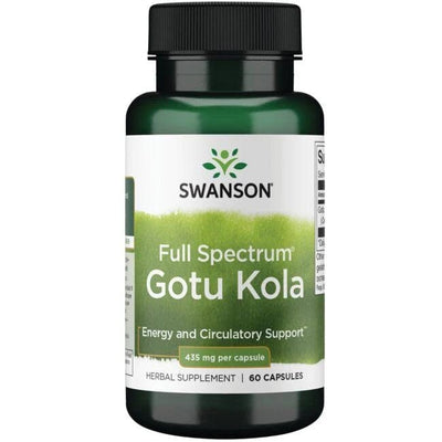 Swanson Health and Wellbeing Full Spectrum Gotu Kola, 435mg - 60 caps