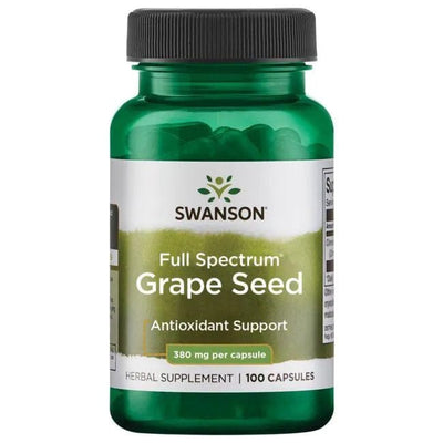 Swanson Health and Wellbeing Full Spectrum Grape Seed, 380mg - 100 caps