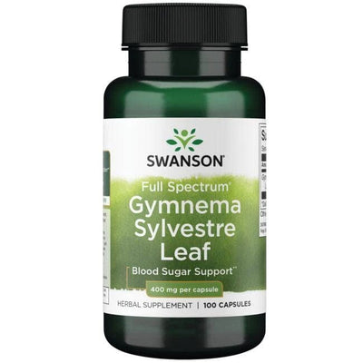 Swanson Health and Wellbeing Full Spectrum Gymnema Sylvestre Leaf, 400mg - 100 caps