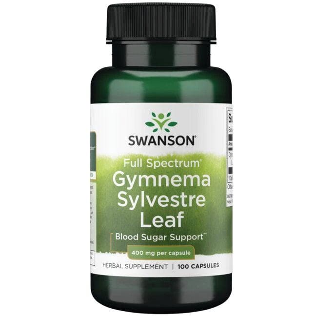 Swanson Health and Wellbeing Full Spectrum Gymnema Sylvestre Leaf, 400mg - 100 caps