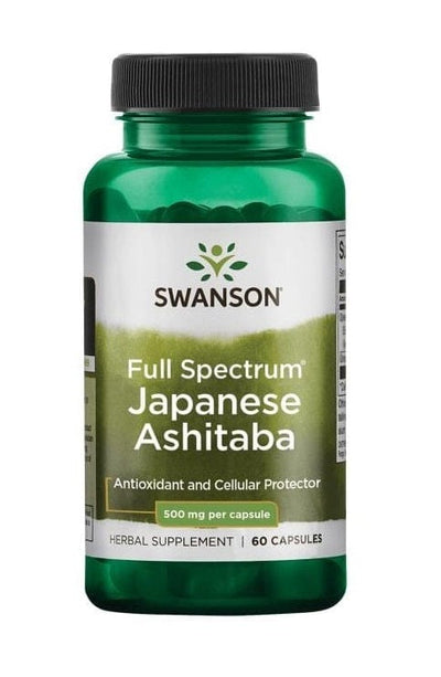 Swanson Health and Wellbeing Full Spectrum Japanese Ashitaba, 500mg - 60 caps