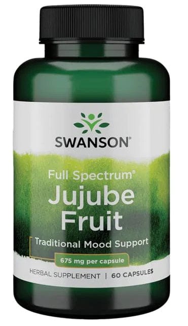 Swanson Health and Wellbeing Full Spectrum Jujube Fruit, 675mg - 60 caps