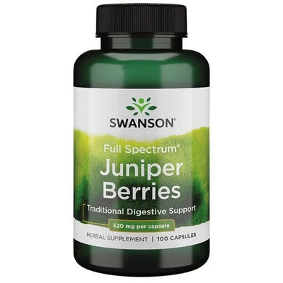 Swanson Health and Wellbeing Full Spectrum Juniper Berries, 520mg - 100 caps