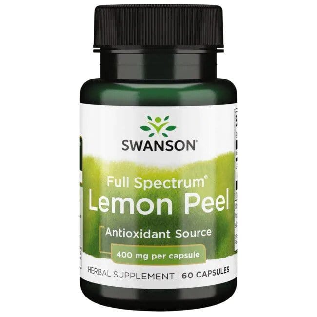Swanson Health and Wellbeing Full Spectrum Lemon Peel, 400mg - 60 caps