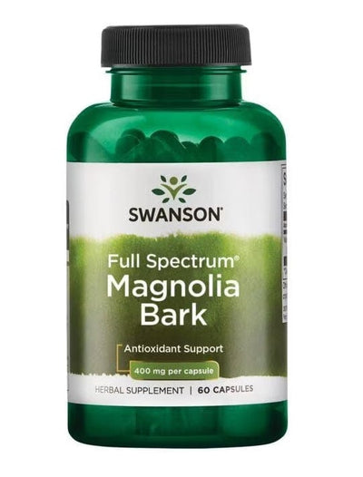 Swanson Health and Wellbeing Full Spectrum Magnolia Bark, 400mg - 60 caps
