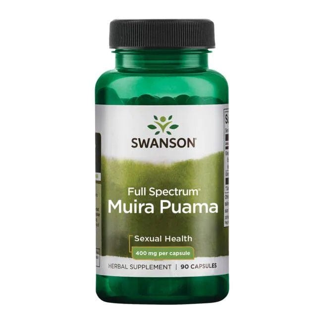Swanson Health and Wellbeing Full Spectrum Muira Puama, 400mg - 90 caps