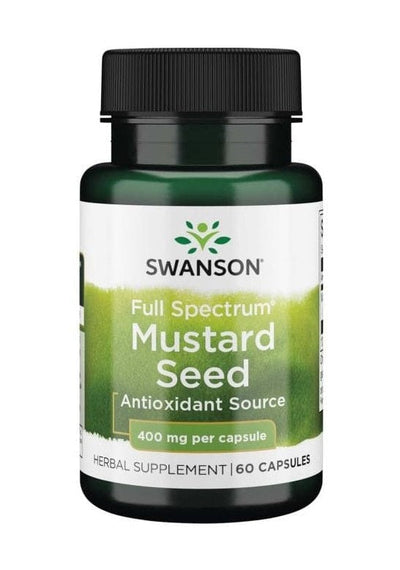Swanson Health and Wellbeing Full Spectrum Mustard Seed, 400mg - 60 caps