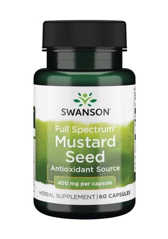 Swanson Health and Wellbeing Full Spectrum Mustard Seed, 400mg - 60 caps