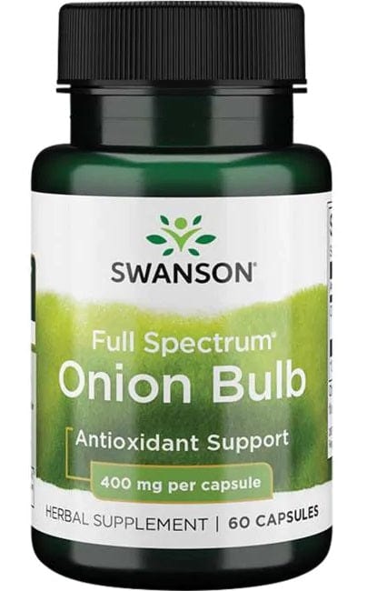 Swanson Health and Wellbeing Full Spectrum Onion Bulb, 400mg - 60 caps