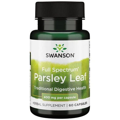 Swanson Health and Wellbeing Full Spectrum Parsley Leaf, 400mg - 60 caps