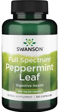 Swanson Health and Wellbeing Full Spectrum Peppermint Leaf, 400mg - 120 caps