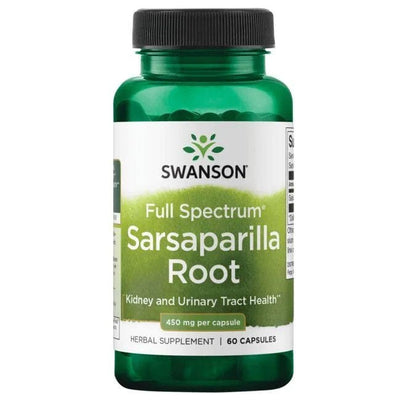 Swanson Health and Wellbeing Full Spectrum Sarsaparilla Root, 450mg - 60 caps