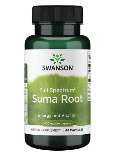 Swanson Health and Wellbeing Full Spectrum Suma Root, 400mg - 60 caps