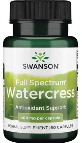 Swanson Health and Wellbeing Full Spectrum Watercress, 400mg - 60 caps