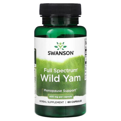Swanson Health and Wellbeing Full Spectrum Wild Yam, 400mg - 60 caps