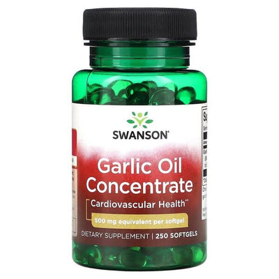 Swanson Health and Wellbeing Garlic Oil Concentrate, 500mg - 250 softgels