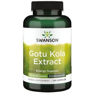 Swanson Health and Wellbeing Gotu Kola Extract, 100mg - 120 caps