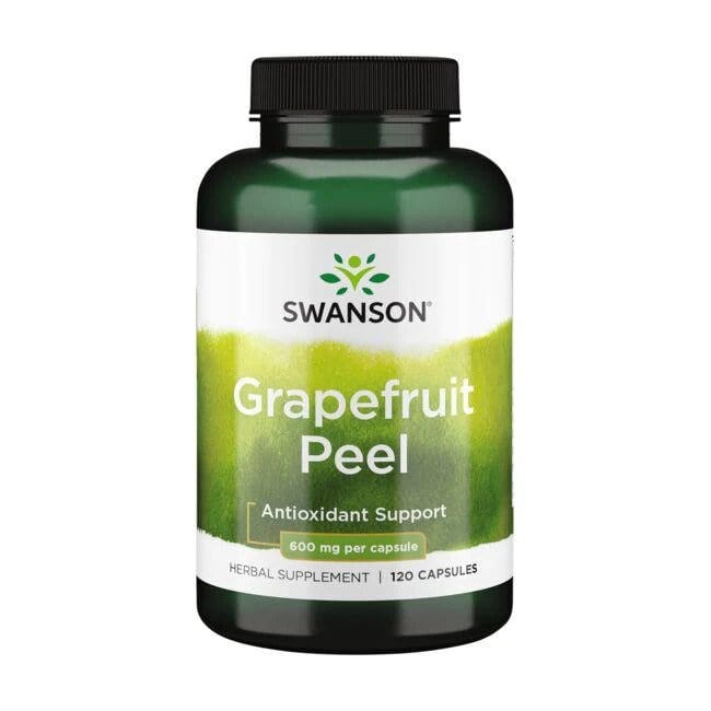 Swanson Health and Wellbeing Grapefruit Peel, 600mg - 120 caps