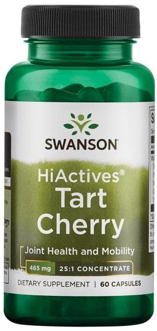 Swanson Health and Wellbeing HiActives Tart Cherry, 465mg - 60 caps