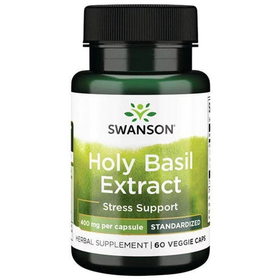 Swanson Health and Wellbeing Holy Basil Extract, 400mg - 60 vcaps
