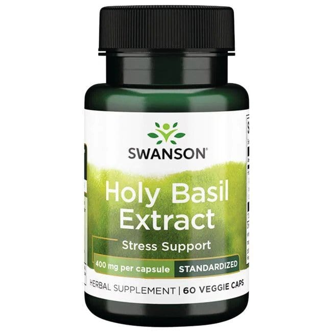 Swanson Health and Wellbeing Holy Basil Extract, 400mg - 60 vcaps