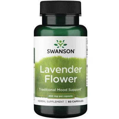 Swanson Health and Wellbeing Lavender Flower, 400mg - 60 caps